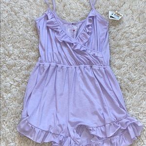 Poof New York Purple Romper